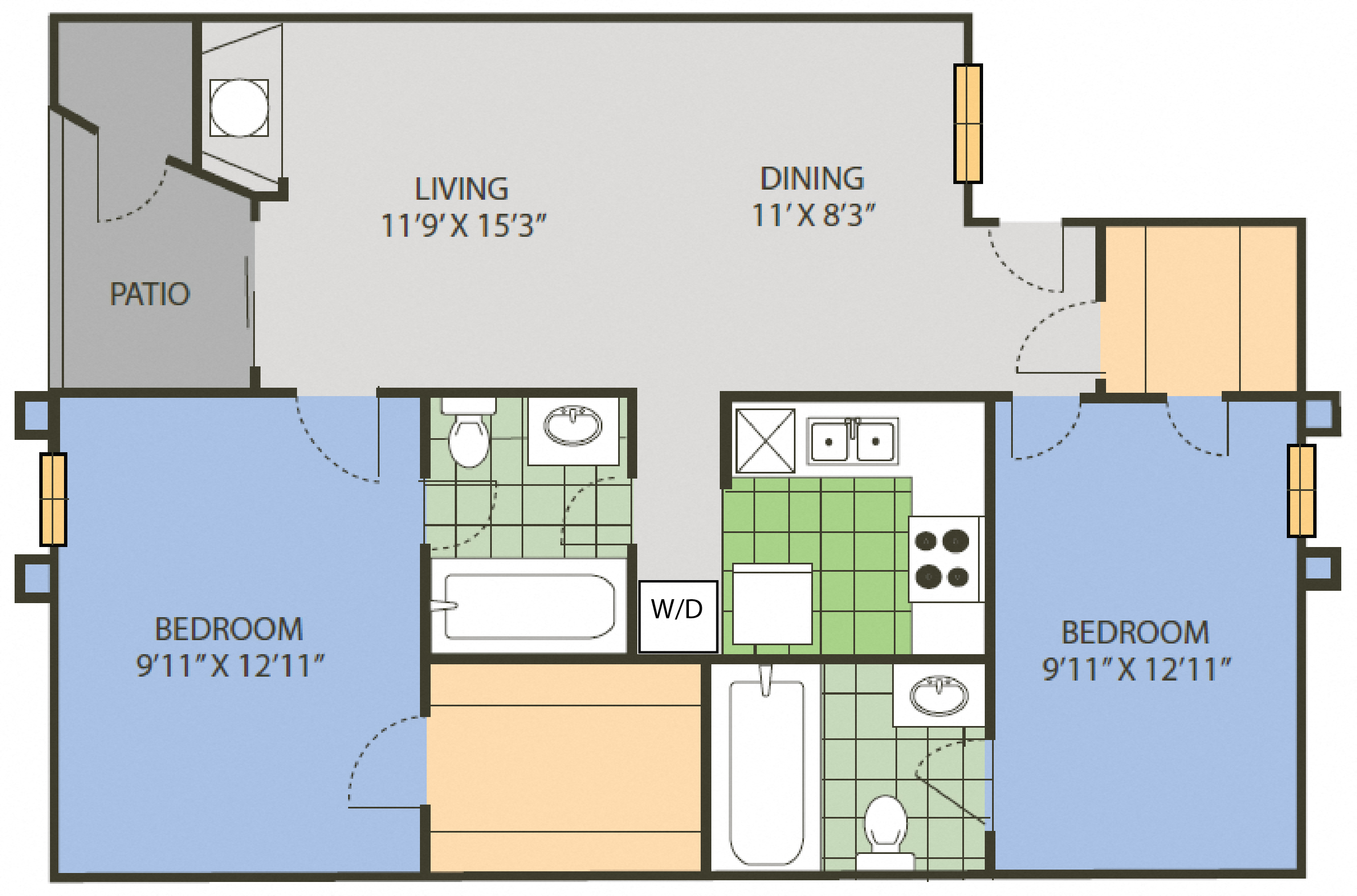Suite A Floorplan